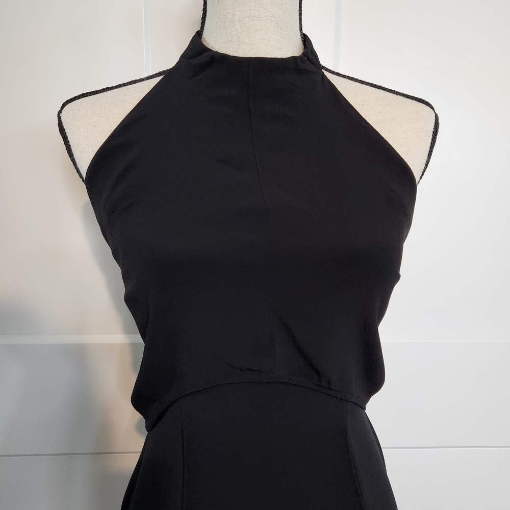 🍉 French Connection Black Wrap Dress 6 - Picture 2 of 5